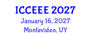 International Conference on Computing, Electrical and Electronic Engineering (ICCEEE) January 16, 2027 - Montevideo, Uruguay