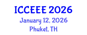International Conference on Computing, Electrical and Electronic Engineering (ICCEEE) January 12, 2026 - Phuket, Thailand
