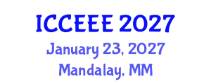 International Conference on Computing, Electrical and Electronic Engineering (ICCEEE) January 23, 2027 - Mandalay, Myanmar