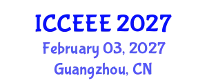 International Conference on Computing, Electrical and Electronic Engineering (ICCEEE) February 03, 2027 - Guangzhou, China