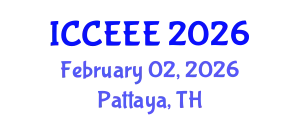 International Conference on Computing, Electrical and Electronic Engineering (ICCEEE) February 02, 2026 - Pattaya, Thailand