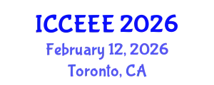 International Conference on Computing, Electrical and Electronic Engineering (ICCEEE) February 12, 2026 - Toronto, Canada