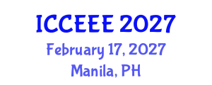 International Conference on Computing, Electrical and Electronic Engineering (ICCEEE) February 17, 2027 - Manila, Philippines