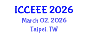 International Conference on Computing, Electrical and Electronic Engineering (ICCEEE) March 02, 2026 - Taipei, Taiwan