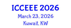 International Conference on Computing, Electrical and Electronic Engineering (ICCEEE) March 23, 2026 - Kuwait, Kuwait