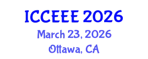 International Conference on Computing, Electrical and Electronic Engineering (ICCEEE) March 23, 2026 - Ottawa, Canada