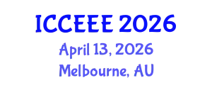 International Conference on Computing, Electrical and Electronic Engineering (ICCEEE) April 13, 2026 - Melbourne, Australia
