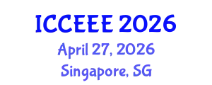International Conference on Computing, Electrical and Electronic Engineering (ICCEEE) April 27, 2026 - Singapore, Singapore