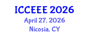 International Conference on Computing, Electrical and Electronic Engineering (ICCEEE) April 27, 2026 - Nicosia, Cyprus
