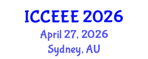 International Conference on Computing, Electrical and Electronic Engineering (ICCEEE) April 27, 2026 - Sydney, Australia