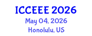 International Conference on Computing, Electrical and Electronic Engineering (ICCEEE) May 04, 2026 - Honolulu, United States