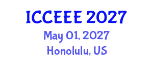 International Conference on Computing, Electrical and Electronic Engineering (ICCEEE) May 01, 2027 - Honolulu, United States