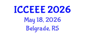 International Conference on Computing, Electrical and Electronic Engineering (ICCEEE) May 18, 2026 - Belgrade, Serbia