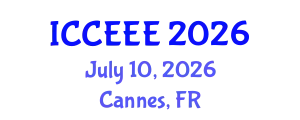 International Conference on Computing, Electrical and Electronic Engineering (ICCEEE) July 10, 2026 - Cannes, France
