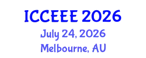 International Conference on Computing, Electrical and Electronic Engineering (ICCEEE) July 24, 2026 - Melbourne, Australia