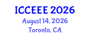 International Conference on Computing, Electrical and Electronic Engineering (ICCEEE) August 14, 2026 - Toronto, Canada