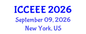 International Conference on Computing, Electrical and Electronic Engineering (ICCEEE) September 09, 2026 - New York, United States