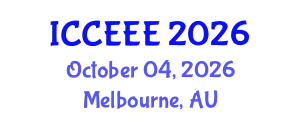 International Conference on Computing, Electrical and Electronic Engineering (ICCEEE) October 04, 2026 - Melbourne, Australia