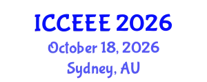 International Conference on Computing, Electrical and Electronic Engineering (ICCEEE) October 18, 2026 - Sydney, Australia