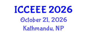 International Conference on Computing, Electrical and Electronic Engineering (ICCEEE) October 21, 2026 - Kathmandu, Nepal