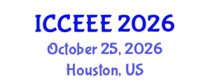 International Conference on Computing, Electrical and Electronic Engineering (ICCEEE) October 25, 2026 - Houston, United States