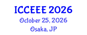International Conference on Computing, Electrical and Electronic Engineering (ICCEEE) October 25, 2026 - Osaka, Japan