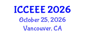 International Conference on Computing, Electrical and Electronic Engineering (ICCEEE) October 25, 2026 - Vancouver, Canada