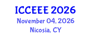 International Conference on Computing, Electrical and Electronic Engineering (ICCEEE) November 04, 2026 - Nicosia, Cyprus