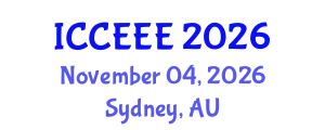 International Conference on Computing, Electrical and Electronic Engineering (ICCEEE) November 04, 2026 - Sydney, Australia