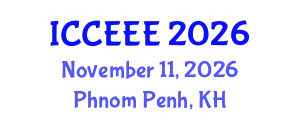 International Conference on Computing, Electrical and Electronic Engineering (ICCEEE) November 11, 2026 - Phnom Penh, Cambodia