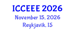 International Conference on Computing, Electrical and Electronic Engineering (ICCEEE) November 15, 2026 - Reykjavik, Iceland