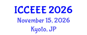 International Conference on Computing, Electrical and Electronic Engineering (ICCEEE) November 15, 2026 - Kyoto, Japan