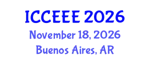International Conference on Computing, Electrical and Electronic Engineering (ICCEEE) November 18, 2026 - Buenos Aires, Argentina