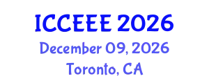 International Conference on Computing, Electrical and Electronic Engineering (ICCEEE) December 09, 2026 - Toronto, Canada