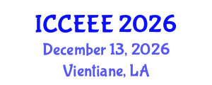 International Conference on Computing, Electrical and Electronic Engineering (ICCEEE) December 13, 2026 - Vientiane, Laos