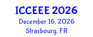 International Conference on Computing, Electrical and Electronic Engineering (ICCEEE) December 16, 2026 - Strasbourg, France