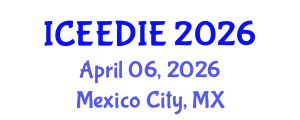 International Conference on Environmental Electrochemistry, Direct and Indirect Electrolysis (ICEEDIE) April 06, 2026 - Mexico City, Mexico