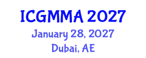 International Conference on Geotechnical Modelling, Monitoring and Analysis (ICGMMA) January 28, 2027 - Dubai, United Arab Emirates