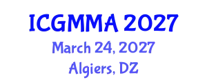 International Conference on Geotechnical Modelling, Monitoring and Analysis (ICGMMA) March 24, 2027 - Algiers, Algeria