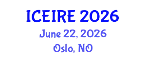 International Conference on Energy Informatics and Renewable Energy (ICEIRE) June 22, 2026 - Oslo, Norway