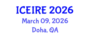 International Conference on Energy Informatics and Renewable Energy (ICEIRE) March 09, 2026 - Doha, Qatar