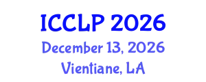 International Conference on Computational Linguistics and Psycholinguistics (ICCLP) December 13, 2026 - Vientiane, Laos