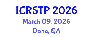 International Conference on Recent Studies in Theoretical Physics (ICRSTP) March 09, 2026 - Doha, Qatar