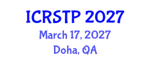 International Conference on Recent Studies in Theoretical Physics (ICRSTP) March 17, 2027 - Doha, Qatar