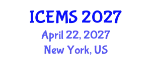 International Conference on Entrepreneurial Marketing and Sales (ICEMS) April 22, 2027 - New York, United States