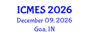 International Conference on Microbial Ecology and Symbiosis (ICMES) December 09, 2026 - Goa, India