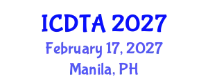 International Conference on Drone Technology and Applications (ICDTA) February 17, 2027 - Manila, Philippines