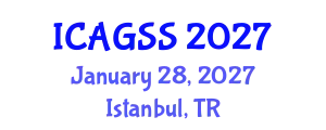 International Conference on Advanced Geotechnical Systems and Structures (ICAGSS) January 28, 2027 - Istanbul, Turkey
