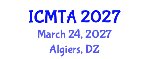 International Conference on Marine Technology and Applications (ICMTA) March 24, 2027 - Algiers, Algeria