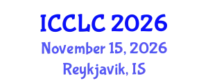International Conference on Comparative Literature and Culture (ICCLC) November 15, 2026 - Reykjavik, Iceland